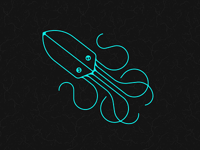Squid, I guess. alien aliens creepy design hydra illustration minimalistic octopus squid