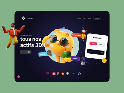 3D Assets website