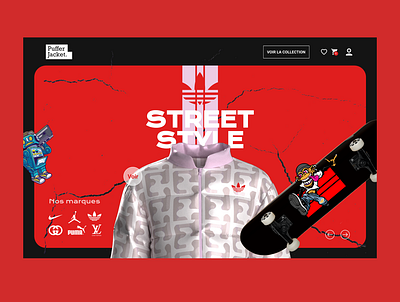 Clothing store web 3d adobe design graphic design ui web xd