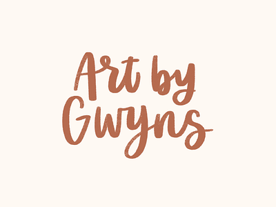Art by Gwyns art calligraphy calligraphy and lettering artist design logo minimal