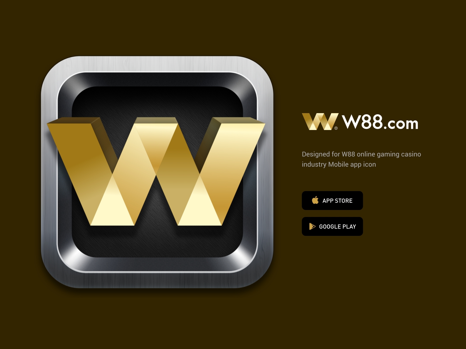 W88 app icon by leymark lachica on Dribbble