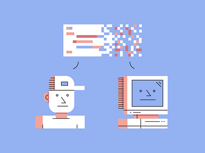 Language Barrier binary code code communicate compiler computer computer science computer task developer engineering flat halt and catch fire language language barrier machine code pc software development vector