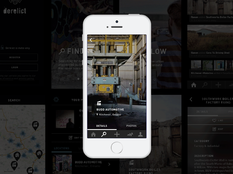 Daily UI: Edit Location animation app content design edit features flow interaction interface location ui user