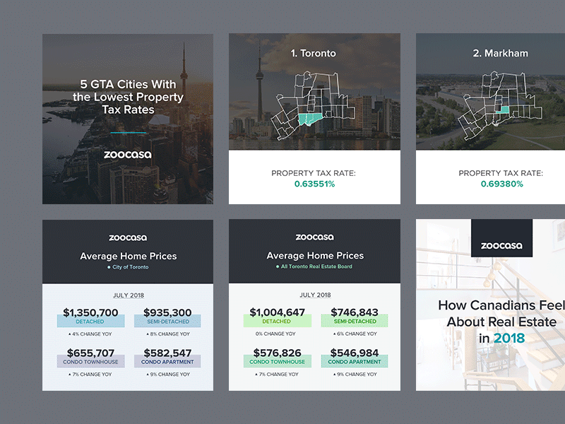 Zoo Social Assets assets bold bright cards data visulization flat guide guidelines infographic instagram interface layout report social media stats style guide ui web