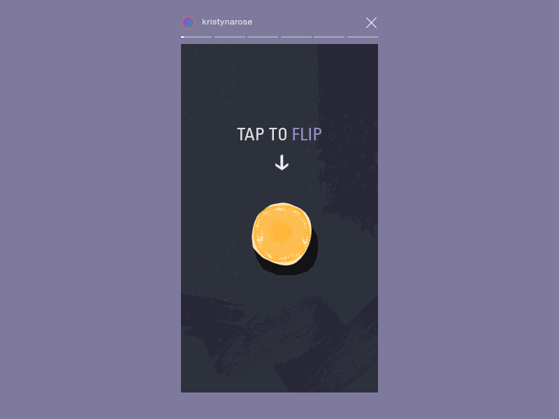 Interactive IG Story — Pancake bold bright collage art dark flat game game design illustration instagram instagram post instagram story interaction interactive media interface motion motion graphic ui