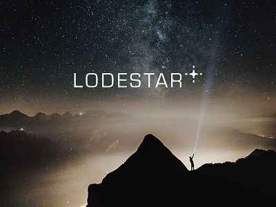 Lodestar branding consulting flashlight identity leadership logo stars wordmark