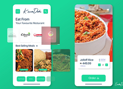 Kowa Dish mobile app design mobile ui ui