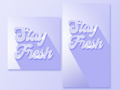 stay fresh arte digital brushscript digital lettering photoshop style