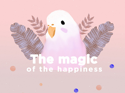 The magic of the happiness arte digital brush pen brushscript design digital illustraion photoshop