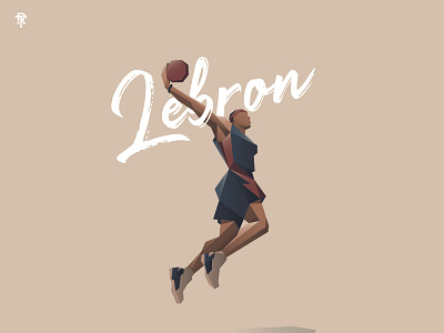LEBRON basketball design illustration james lebron nba vector
