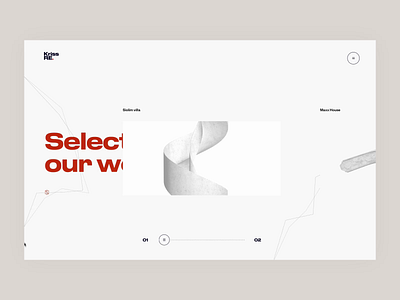 Interactive navigation systems ② – Kriss Re 3d animated animation interaction interactive landing landing page menu motion navigation slider ui ux web webdesign webgl website