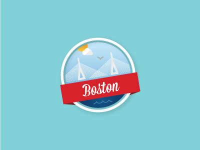 Boston icon boston icon vector