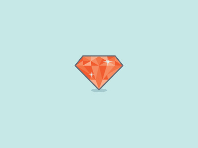Ruby icon diamond gem icon ruby