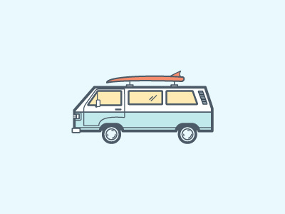 Adventuremobile adventure camper retro surfing van vehicle
