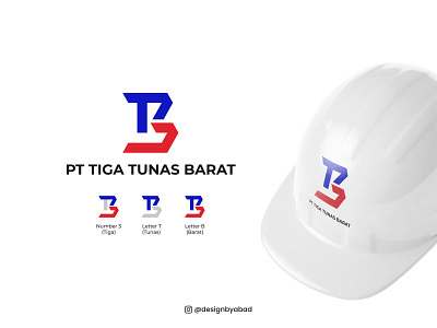 Logo for PT Tiga Tunas Barat 3 logo adobe illustrator b logo brand agency brand design brand designer brand identity design building concept contruction logo logodesign logotype t logo