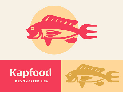 Red Snapper Fish- Logo Design