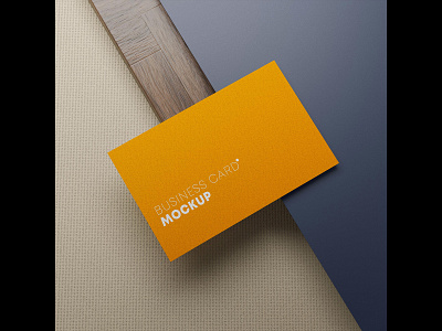 Simple elegant business card mockup branding graphic design mockup