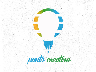 Punto Creativo brand bulb design graphic logotype pencil