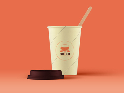 Noica branding coffee logotype