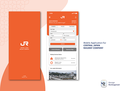 JR Central Mobile Application application central japan railway company japan railway jr jr central mobile app mobile application mobile ui mobile ui design mobile uiux tokaido tokaido shinkansen ui uiux