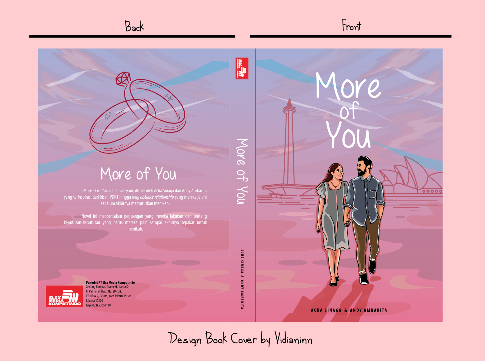 Book Cover Illustration - Romance Novel by Vidianinn on Dribbble