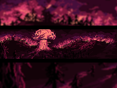 GOOD NUCLEAR MORNING art artwork digital art pixel pixelart