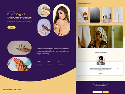 Organic products ecommerce website