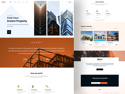 Corporate properties Landing page