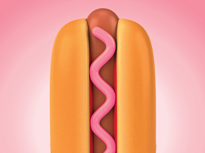 Sneak Peek- Pepto Bismol Ad advertising bismol hotdog pepto poster