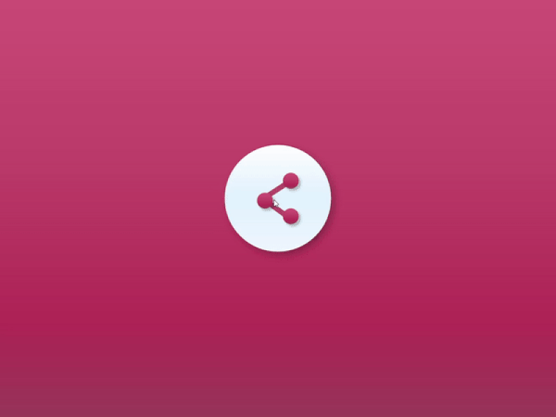 Share Button animation dailyui design icon minimal ui ux