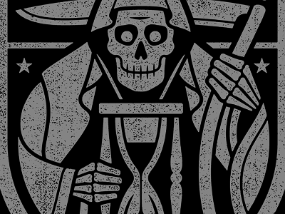 Vannen Watches, Reaper classic custom illustration reaper shirt design skull vintage