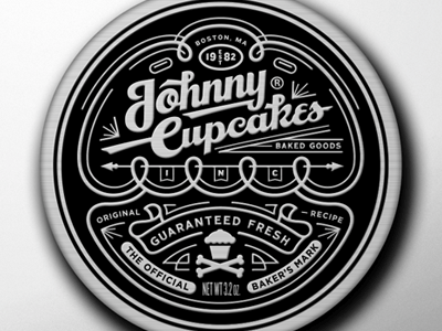 Johnny Cupcakes, Jewelry Packaging packaging typography