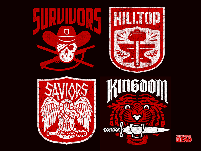 The Walking Dead, Faction Logos