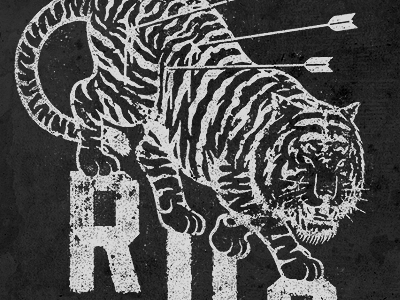 Rug, shirt design classic custom illustration shirt design tiger typography vintage