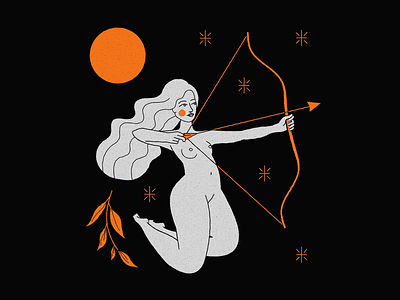 Sagittarius archer astral astrology body constellation cosmic design girl moon mystic sagitario sagittarius woman zodiac zodiac signs