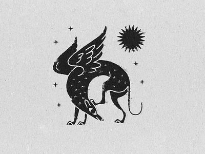 Hainu #01 / Winged Dog books branding design dog dogs hainu illustration inu legend logo medieval mystic winged wings