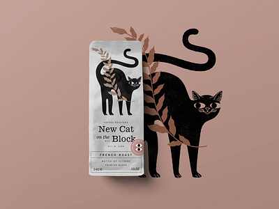 New Cat on the Block - Coffee Packaging