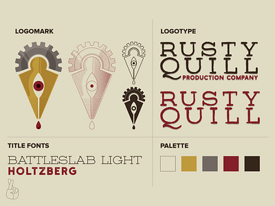 Rusty Quill Re-Brand 2/3 (unofficial)