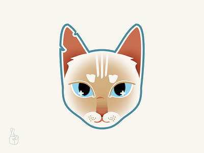 Nemocat cat illustration vector