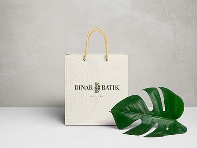Dinar Shopping Bag brand identity packaging packaging design