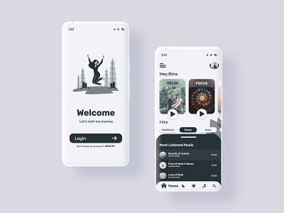 Meditation App design