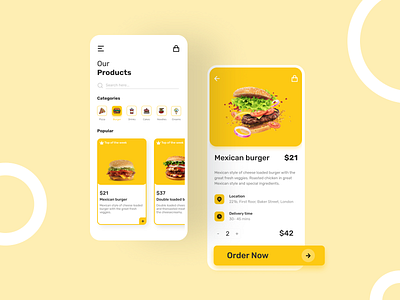 Food App Design christmas e commerce app food and drink food app freebies mobile app mockups ordering product page wesbite