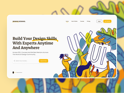 Design School Landing Page