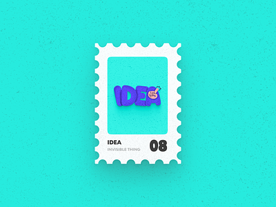 Post Stamp Series: Idea 3d freebies ideas illustration minimalist mockups plan vector