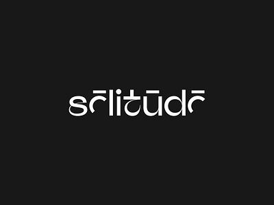 Solitudo logo design brand brand identity branding font graphic design identity logo logotype practice solitude solitudo typography wordmark