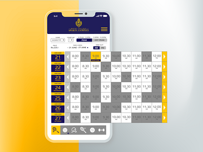 Booking System / UI Design - Royal Collage Colombo booking system design icon design system design ui ux web website
