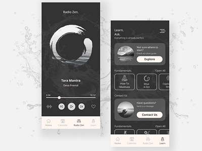 Meditation/Zen App Concept - 2