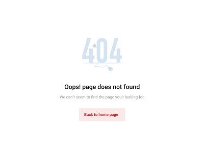 Oops  page does not found