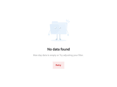 No data found no data page layout ui