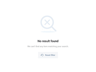 No result found icon illustraion no results page